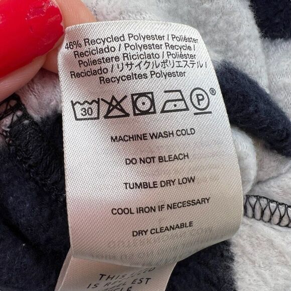 Outerknown Women's High Tide French Terry Striped Organic Cotton Shorts Size L - Picture 6 of 8